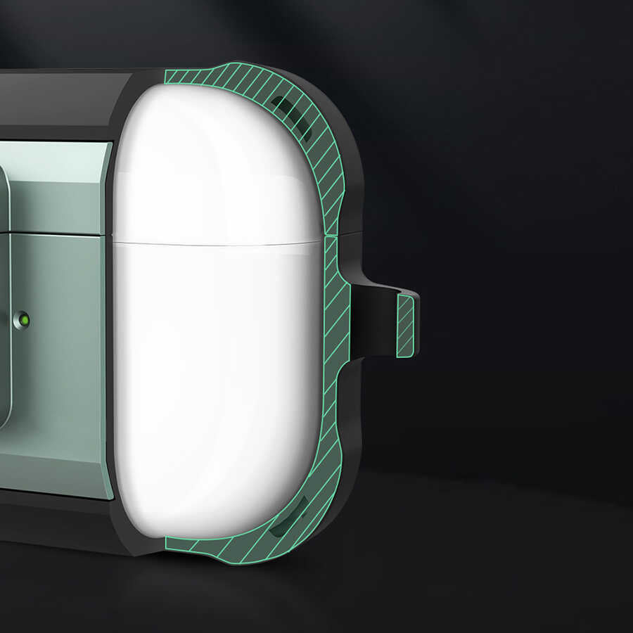 Wiwu Mecha Airpods Kılıfı - 4 Wiwu Mecha Airpods Kılıfı - 4